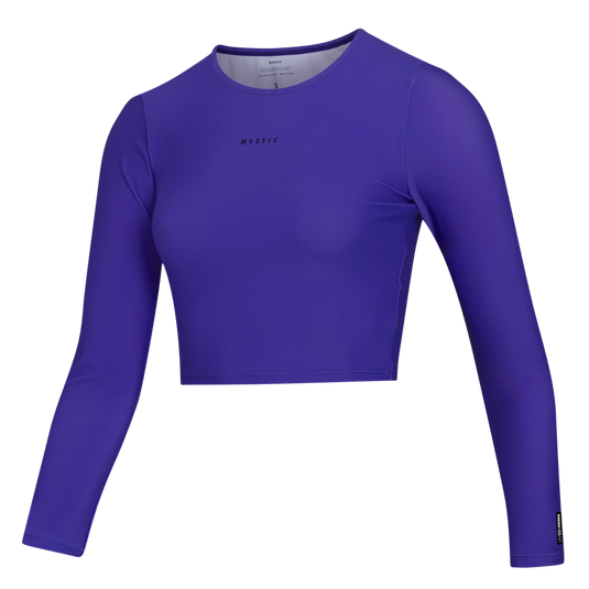 Sunn L/S Crop Rashvest Women - Purple - 2025