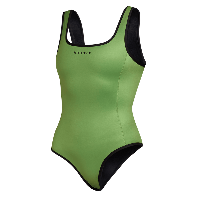 Load image into Gallery viewer, Lunar Neoprene Swimsuit 2/2mm Women - Soft Green - 2025
