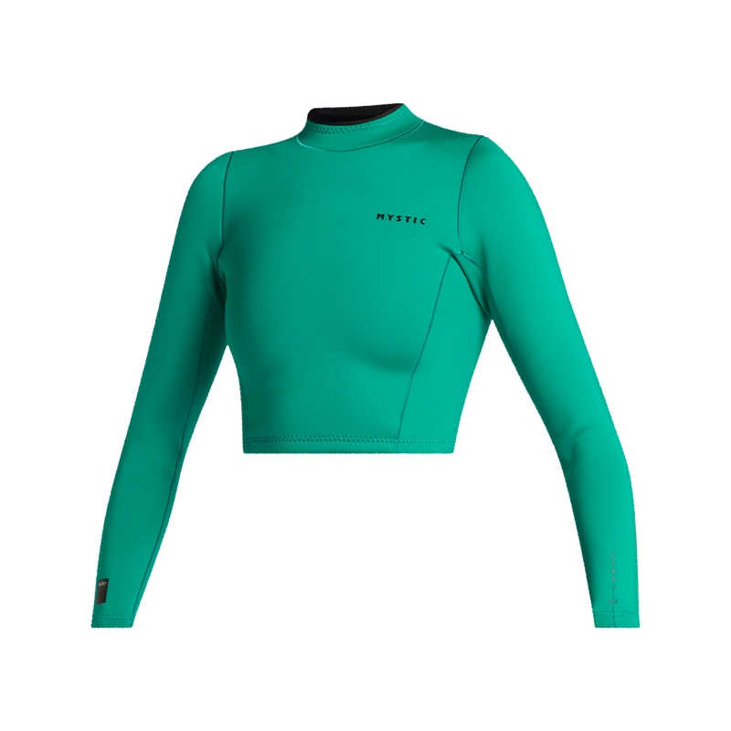Load image into Gallery viewer, Lunar L/S Crop Top Neoprene 2mm Women - Green - 2024
