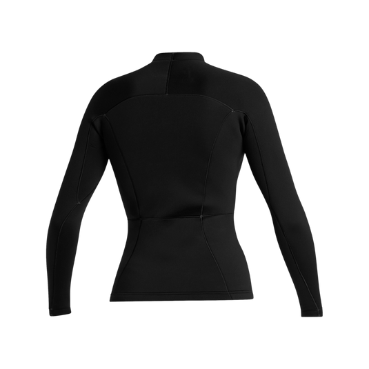 Lunar L/S Top Neoprene 2mm Women - Black - 2025