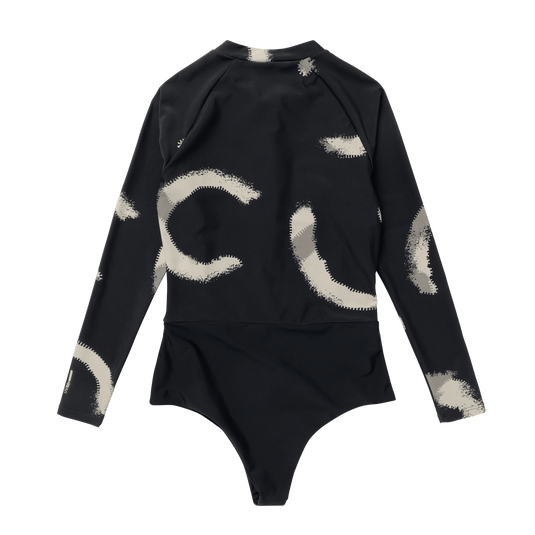 Jayde L/S One Piece Women - Black Allover - 2025