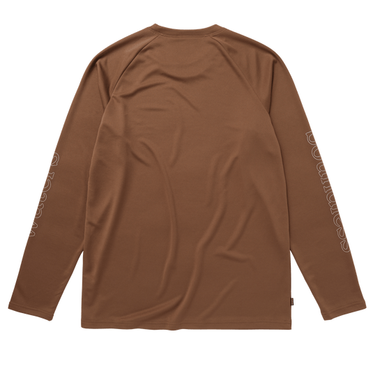 Tactic L/S Loosefit Quickdry - Brown - 2025