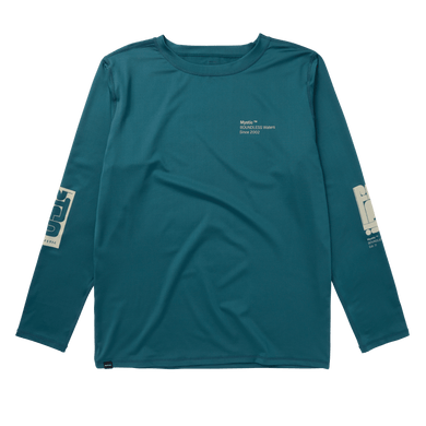 Boarding L/S Rashvest - Teal - 2025