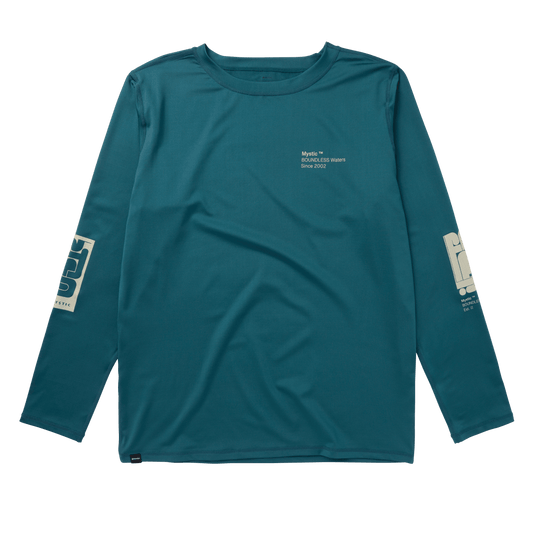 Boarding L/S Rashvest - Teal - 2025
