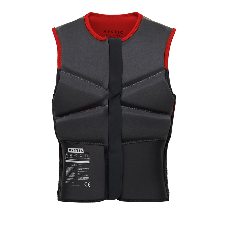 Load image into Gallery viewer, Block Impact Vest FrontZip - Red - 2025
