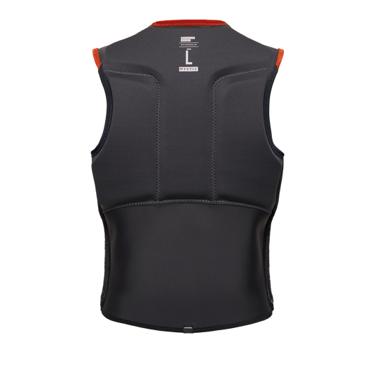 Block Impact Vest FrontZip - Red - 2025