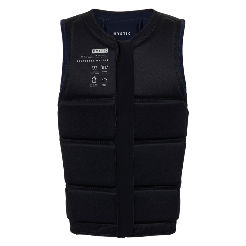 Load image into Gallery viewer, Brand Impact Vest Fzip Wake CE - Black - 2025
