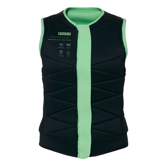 Juice Impact Vest Fzip Wake Women - Lime Green - 2024