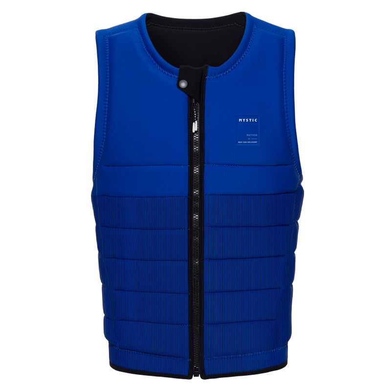 Load image into Gallery viewer, Mayhem Impact Vest Fzip Wake - Black / Blue - 2025
