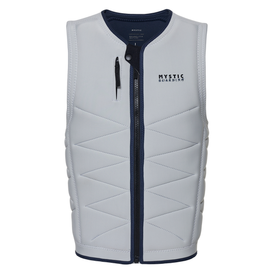 Outlaw Impact Vest Fzip Wake - White Allover - 2025
