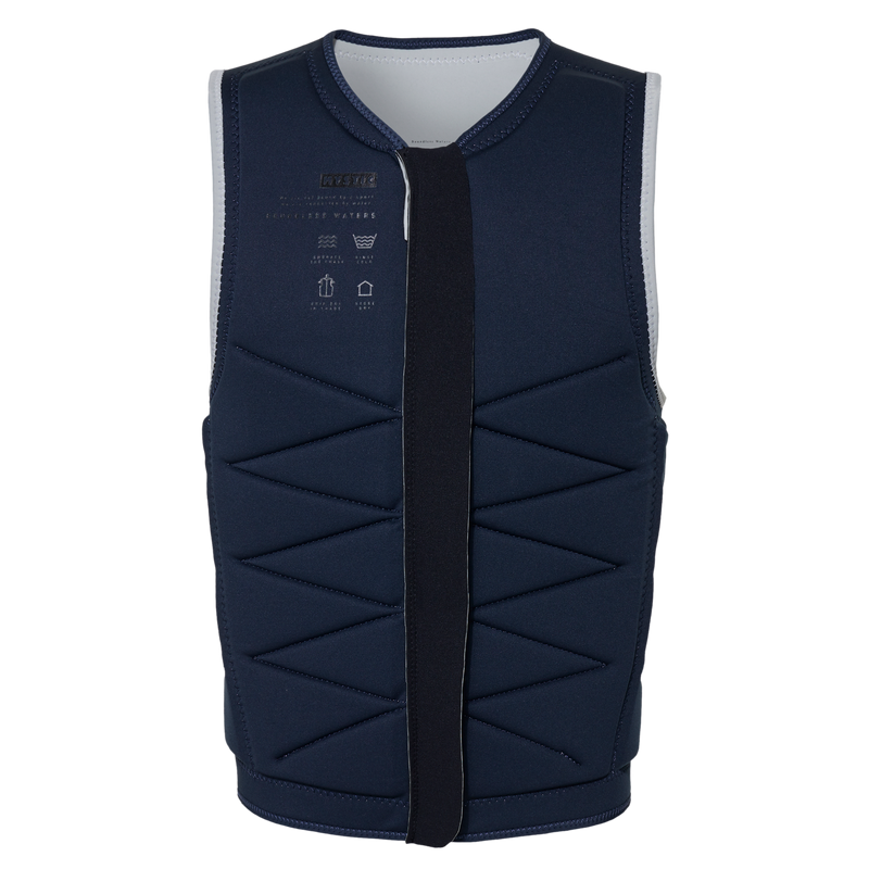 Load image into Gallery viewer, Outlaw Impact Vest Fzip Wake - White Allover - 2025
