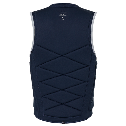 Outlaw Impact Vest Fzip Wake - White Allover - 2025