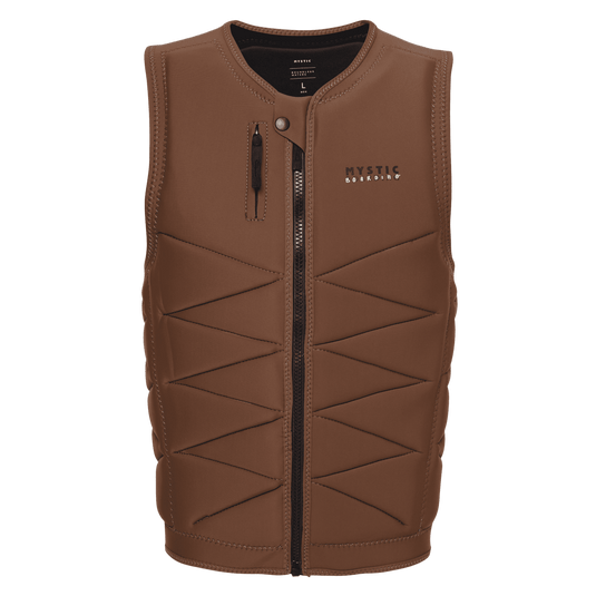 Outlaw Impact Vest Fzip Wake - Brown - 2025