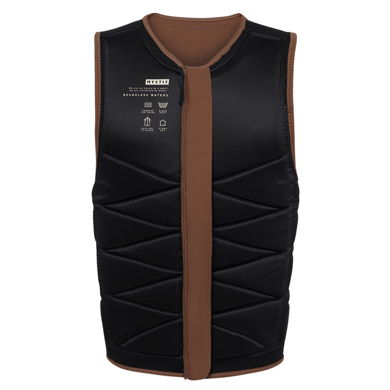 Load image into Gallery viewer, Outlaw Impact Vest Fzip Wake - Brown - 2025
