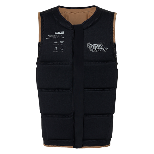 Peacock Impact Vest Fzip Wake - Slate Brown - 2025