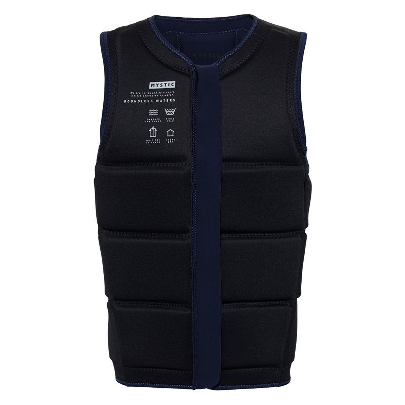 Load image into Gallery viewer, Star Impact Vest Fzip Wake CE - Navy - 2025
