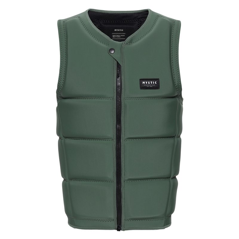 Load image into Gallery viewer, Star Impact Vest Fzip Wake CE - Dark Olive - 2024
