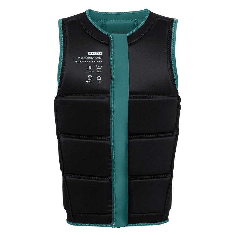 Load image into Gallery viewer, Star Impact Vest Fzip Wake - Teal - 2025
