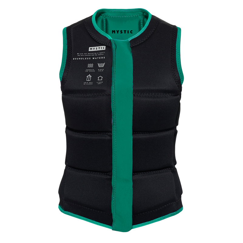 Load image into Gallery viewer, Star Impact Vest Fzip Wake Women - Green - 2025
