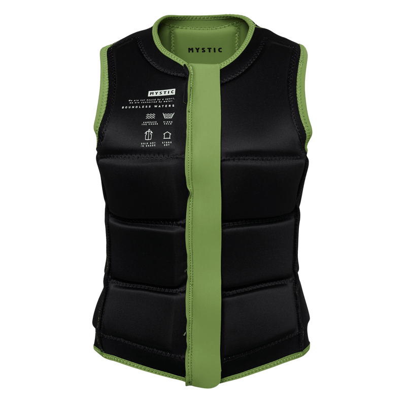 Load image into Gallery viewer, Star Impact Vest Fzip Wake Women - Soft Green - 2025
