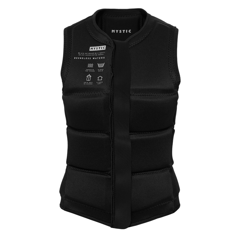 Load image into Gallery viewer, Star Impact Vest Fzip Wake Women - Black - 2025
