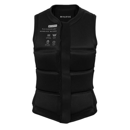 Star Impact Vest Fzip Wake Women - Black - 2025