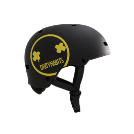 Vandal Pro Helmet Dirty Habits - Black/Yellow - 2026