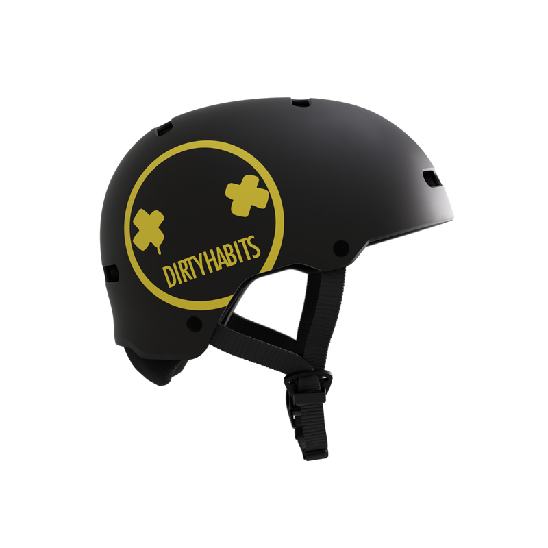 Load image into Gallery viewer, Vandal Pro Helmet Dirty Habits - Black/Yellow - 2026
