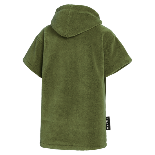 Poncho Teddy Kids - Olive Green - 2026