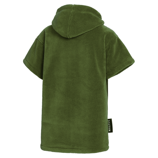 Poncho Teddy Kids - Moss - 2025