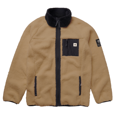 DTS Teddy Zip thru Sweat - Slate Brown - 2026