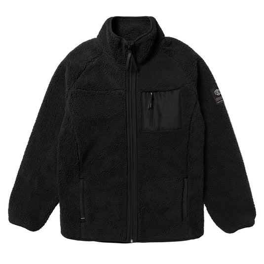 Dark Tech Series Teddy Zip thru - Black - 2026