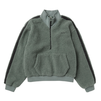 Teddy Zip Up Sweat Women - Frozen Green - 2024