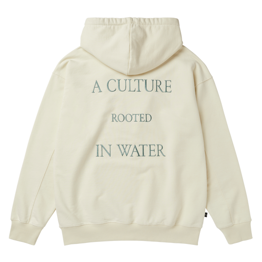 Rooted Hood Sweat - Dirty White - 2024