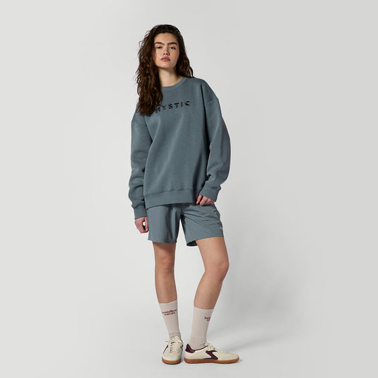 Brand Crew Sweat - Tidal Blue - 2026