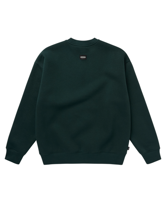 Brand Crew Sweat - Cypress Green - 2026