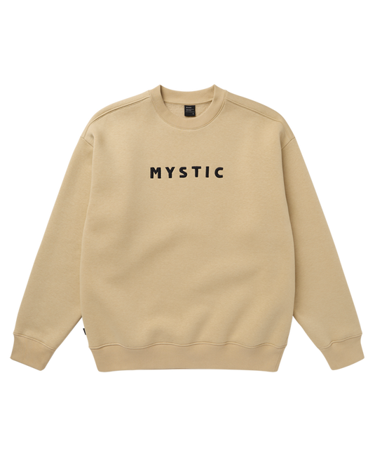 Brand Crew Sweat - Pale Khaki - 2026