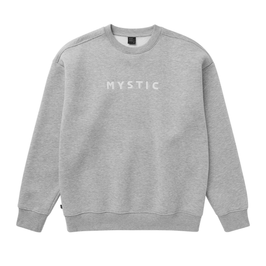 Brand Crew Sweat - Light Grey Melee - 2025