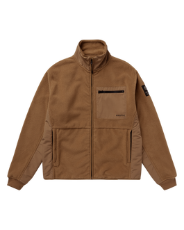 DTS Fleece Zip Thru Sweat - Slate Brown - 2026