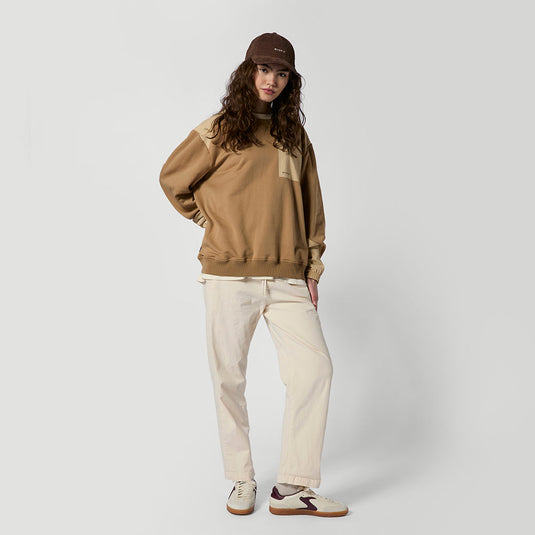 Conflux Crew Sweat - Slate Brown - 2026