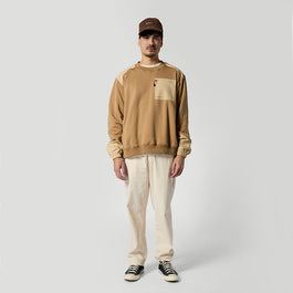 Conflux Crew Sweat - Slate Brown - 2026