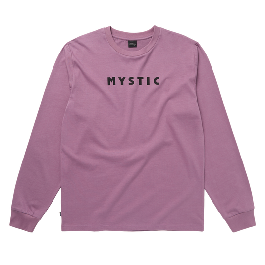 Brand L/S Tee - Rosewood - 2026