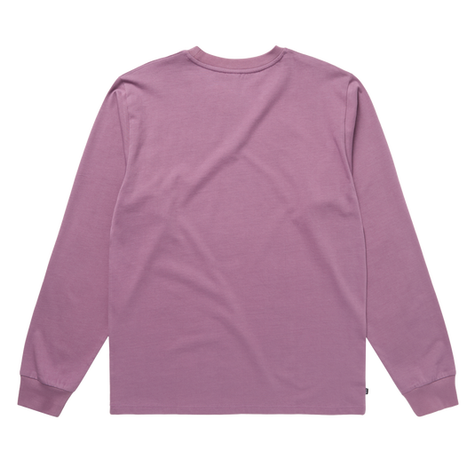 Brand L/S Tee - Rosewood - 2026