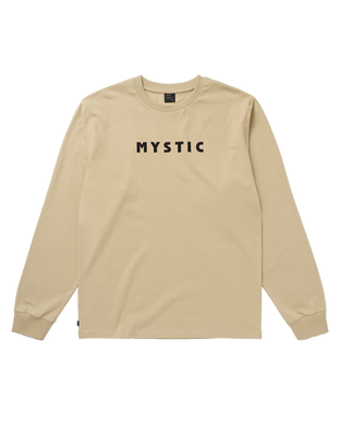 Brand L/S Tee - Pale Khaki - 2026