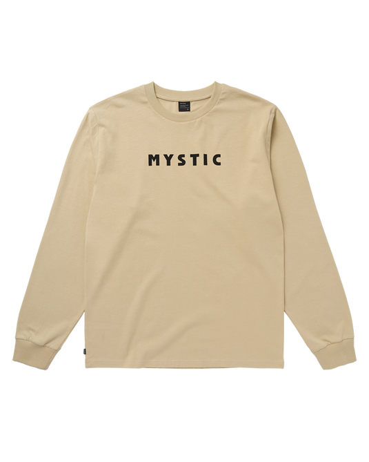 Brand L/S Tee - Pale Khaki - 2026