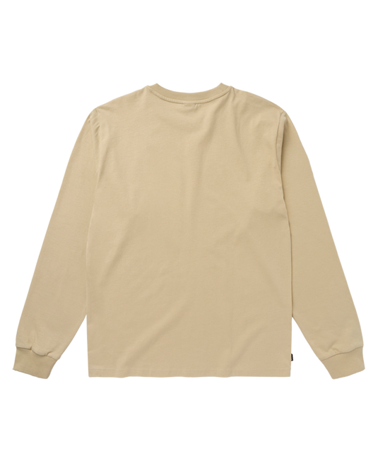 Brand L/S Tee - Pale Khaki - 2026