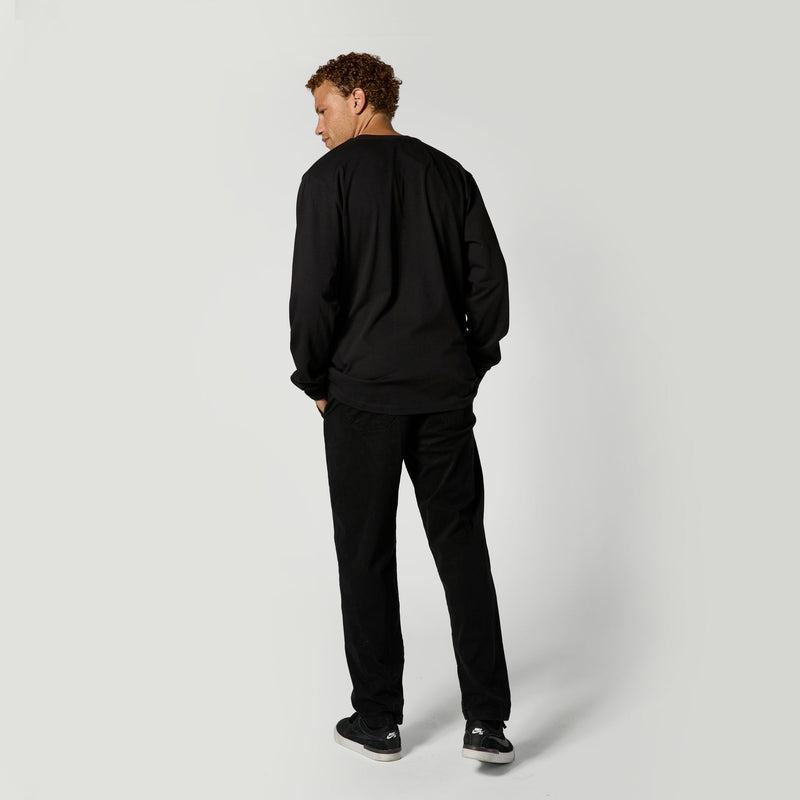 Load image into Gallery viewer, Brand L/S Tee - Black - 2026
