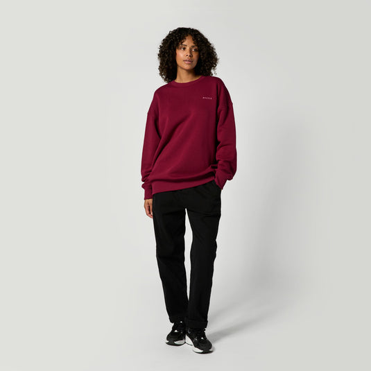 Profile Crew Sweat - Berry - 2026