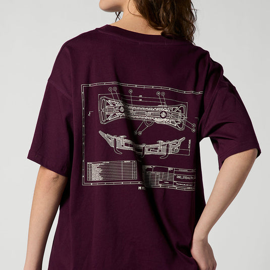 Concept SB1 Tee - Oxblood Red - 2026