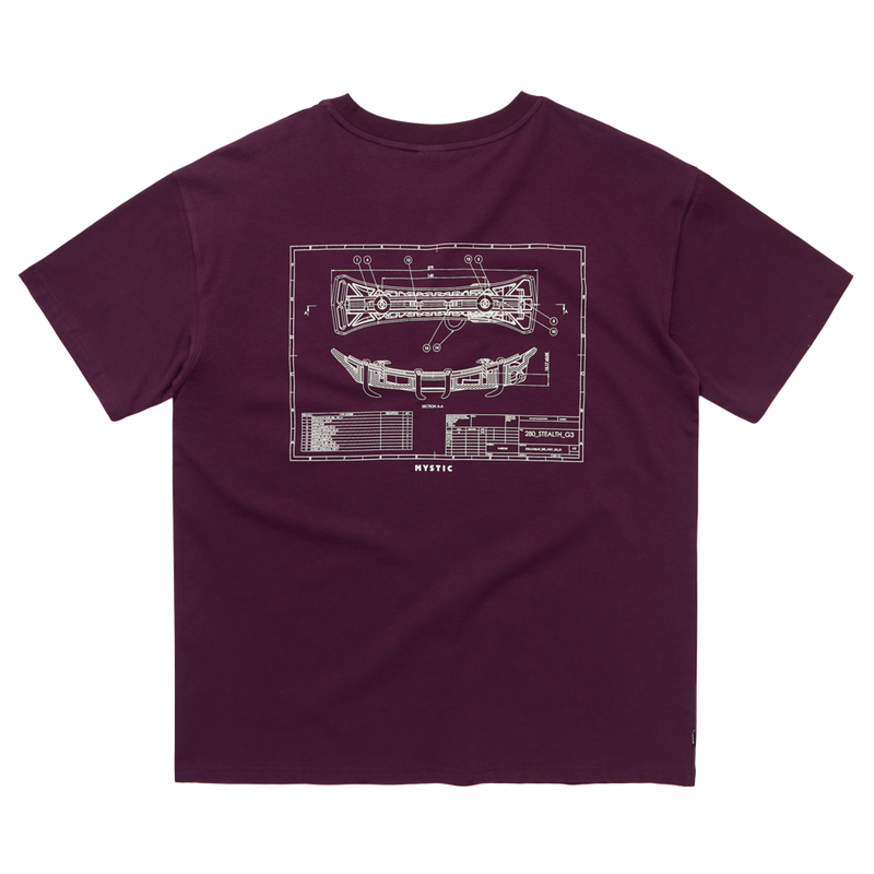 Load image into Gallery viewer, Concept SB1 Tee - Oxblood Red - 2026

